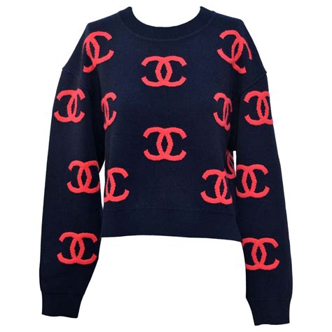 chanel trui wit|Chanel pullovers.